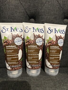 NEW 🆕 Lot of THREE St Yves Exfoliant Coconut & Coffee Facial Scrubs